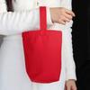 Super fábrica colorido en stock mini bolsa de lona portátil personalizada mano regalo lindo portátil lona logo impreso