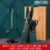 Traje cortapelos de Xinjiang cocina cuchillo de cocina tabla de cortar dos en uno combinación de juego completo cuchillo de corte de acero inoxidable Yunque generación de cabello