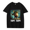 Camiseta Meme Divertida de Deterioro Cerebral Italiano Hombres Mujeres Tralalero Tral