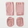 Novas Joelheiras de Verão para Crianças, Conjunto de Meias de Chão para Bebê, Meias para Crianças Pequenas, Proteção Esportiva Antiderrapante para Engatinhar de Bebê