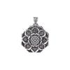 Molinillo de diamante de loto plata pura 999 cadena para suéter colgante largo para mujer estilo retro colgante 2023 Nuevos productos genuinos estilo étnico