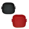 Bandeja de Silicone para Air Fryer Amazon, Bandeja Quadrada Dobrável Tridimensional, Bandeja Especial para Forno Air Fryer, Tapete de Silicone