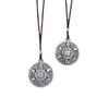 Colgante de Buda de doble cara con seis palabras de plata esterlina 999, estilo vintage, hueco, para hombres y mujeres, collar de plata pura, joyería al por mayor