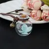 Adorno para Colgar en el Coche Pequeña Crisantemo Bola de Cristal Colgante para Coche Colgante de Perfume para Coche Estilo Fresco Artístico Decoración para Colgar en el Coche para Mujeres
