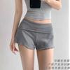 Shorts de Maternidad 2025 Primavera y Verano Ropa Exterior Hongo Pantalones Tres Cuartos Leggings Plegables de Cintura Alta Sin Soporte para Vientre Pantalones de Maternidad