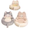 Serie Gato Abrazable Gato de Panza Sofá Pequeño Perezoso Futón Tatami Cojín Pouf Integrado con Respaldo Ventana Saliente de Dormitorio