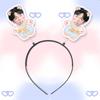 Verde Soda Wu Qingfeng Gong Yuqi Liu Jiakai Diadema de Primavera Diadema Accesorios para el Cabello Concierto Merchandising del Mismo Estilo