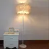 Luminária de Chão Plissada de Luxo Nórdico para Quartos de Hotel e Pousadas, Protetora dos Olhos, Luminária de Pé Decorativa Vintage ao Lado do Sofá na Sala de Estar