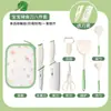 Cuchillo para picar y tabla de cortar para bebés y niños pequeños, herramienta de cocina para niños dos en uno, juego completo de tabla de cortar y cuchillo para alimentos complementarios