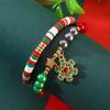 Pulseira de Atmosfera de Feriado de Natal Transfronteiriça Conjunto Floco de Neve Sino Idoso Pulseira Elástica Atacado