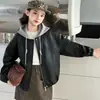 Chaqueta de Cuero de Otoño Súper Elegante para Niñas, Nuevo Modelo 2026 para Niñas Mayores, Chaqueta Casual de Primavera y Otoño, Prenda Superior Infantil