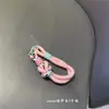 Estilo Coreano Ins Puntadas de Color Contrastante Correa para Teléfono Móvil Colgante para Bolsa de Llaves de Coche Colgante para Carcasa de Auriculares