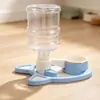 Dispensador de agua automático nuevo para gatos transfronterizo, adecuado para perros pequeños, no requiere electricidad, cuenco portátil para mascotas