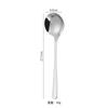 Cuchara de acero inoxidable 316L al por mayor, cuchara redonda dorada, cuchara de comedor, cuchara redonda coreana, cuchara de arroz para restaurante doméstico, logotipo.