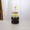 Entra en la Taza de Bebida Jugo de Nube Linda Gran Capacidad Resistente a Altas Temperaturas Taza de Una Sola Capa Taza con Lazo Taza con Popote
