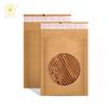 Bolsa Express Kraft com Padrão Colmeia da Moda, Saco Enchimento Biodegradável, Saco de Embalagem Logística para Produtos Digitais