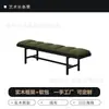 Banqueta moderna de tecido para o pé da cama, novo banco de madeira maciça estilo chinês para trocar sapatos, banco de jantar de couro genuíno de luxo leve, banco longo para trocar sapatos para o closet