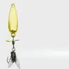 Nuevo modelo anzuelo de mosca hélice señuelo de lance largo micro señuelo cebo artificial mosca de frijol mungo para cabeza de serpiente y pescado blanco micro anzuelo de mosca