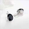 Pendientes Transfronterizos Europeos y Americanos, Pendientes de Piedras Preciosas de Colores de Lujo Ligero de Nicho para Mujer, Pendientes de Diseño de Moda Tendencia con Diamantes
