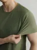 Hengyuanxiang Protección Solar 10A Antibacteriana Seda Helada Manga Corta Camiseta para Hombre 2026 Verano Nueva Cuello Redondo Anti-Arrugas Secado Rápido Camiseta para Hombre