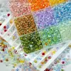 Cuentas Sueltas de Cristal Imitación Swarovski 3x4mm, Cuentas Rueda Facetadas Brillantes, Accesorios Hechos a Mano para DIY, Cuentas Sueltas para Materiales de Hilo para Pulseras