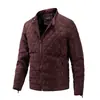 Outono e inverno de 2023 roupas masculinas leves transfronteiriças casuais casaco com gola diamante moda jaqueta acolchoada de algodão moda masculina de comércio exterior