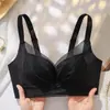 Sujetador fino, de talla grande y sin aros para mujeres con busto grande, diseñado para minimizar la apariencia del busto, brindar soporte, prevenir la flacidez y ofrecer cobertura lateral.