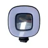 Luz de Relleno para Selfies de Teléfono Móvil, Tres Temperaturas de Color, Luz de Belleza con Espejo LED para Transmisión en Vivo y Grabación de Video, Regulable y Portátil