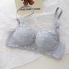 Sutiã de renda Pure Desire para meninas com fragrância de bêbado Modal pequeno Push-up Show Big Anti-flacidez Sutiã romântico francês