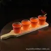 Bolsa de Compras de Bambu Estilo Japonês Conjunto Pequeno de Taças de Vinho Flor e Vento Esculpidos Monte Fuji Copo de Coquetel Suporte para Balas Porta-Copos Coqueteleira Conjunto de Taças de Vinho