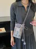 Mini bolso tipo cubo de alta costura transfronterizo para mujer, nuevo modelo 2026, nuevo estilo chino bordado para hombro y bandolera para teléfono