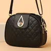 Bolso de hombro ligero y compacto para mujer, bolso cruzado acolchado de rombos, bolso simple y elegante para el día a día, versátil para ir de compras