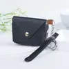 Mini Porta-Moedas Simples Bolsa de Moedas de Couro Bolsa Portátil para Fones de Ouvido Pequena Fresca para Miudezas PU Estilo Ins de Mão