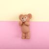 Llavero colgante de oso creativo y lindo, conejo Stella, oso, muñeca hecha a mano DIY, parche creativo para teléfono móvil