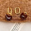 Pendientes de gota de agua irregulares de alta gama, pendientes versátiles de lujo ligero, diseño de nicho para mujer