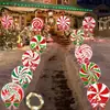 Novo sinal de chão de Natal com design de filhote do Grinch, sinal de jardim à prova d'água para festa ao ar livre