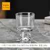 Copo de Cocktail de Vidro Espesso Simples Design de Pé Curto de Alta Qualidade Copo de Vinho KTV Vidro de Cerveja Preto Deslumbrante Copo de Whisky