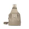 Tecido Composto Repelente à Água Bolsa de Peito Feminina Bolsa Esportiva Fashion de Dupla Finalidade Mochila Transversal de Ombro Único Unissex Venda Barata