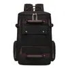Mochila de lona transfronteiriça, bolsa de computador para estudante de grande capacidade, bolsa de armazenamento de viagem casual multiuso, mochila vintage