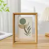 Marco de Fotos Transparente de Doble Cara Popular de Etsy A3A4 Marco para Flores Secas y Especies de Plantas Marco de Exhibición de Mesa para Hotel B&B