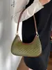 Bolso de mujer de venta caliente transfronterizo 2026 nuevo diseño de moda versátil bandolera tipo dumplings bolso de hombro tejido simple para debajo del brazo para mujer