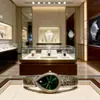 Comércio Exterior Transfronteiriço Nova Marca de Luxo Tendência Cobra Incrustada de Diamantes Cabeça de Cobra Gota d'Água Requintado Fashion Relógio Feminino Relógio de Quartzo