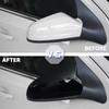 Adecuado para 04-09 Vauxhall Opel Astra H Mk5 Cubierta del Espejo Retrovisor Carcasa del Cuerno del Espejo Retrovisor