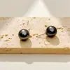 Pendientes Redondos de Perla, Pendientes de Lujo Ligero, Versátiles para el Trabajo