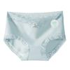 Ropa interior de algodón para mujer, cintura 7A, seda morera, antibacteriana, entrepierna, transpirable, cintura, vientre, cadera, pantalones cortos triangulares, 40 unidades
