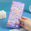 Adesivos 3D em Relevo Transfronteiriços Versão Oca Fofo Desenho Animado Infantil Adesivos 3D à Prova d'Água Decorativos DIY Cristal