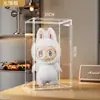 Caixa de Exibição Labubu Armário de Exibição Transparente Feito à Mão Suporte de Exibição Blind Box Exibição Lego Labubu Caixa de Exibição Bubble Mart