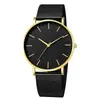 AliExpress más vendido versión coreana de reloj de moda simple con correa de malla fina para hombre, reloj de cuarzo de personalidad, venta directa de fábrica