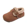 Zapatos tipo Birkenstock de Felpa Estilo Coreano para Niños 2026 Nuevas Llegadas de Invierno Zapatos de Algodón Antideslizantes para Niñas Zapatos Cálidos de Pelo para Niños