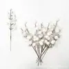 Conjunto de Decoração Floco de Neve Natalino Frutas Vermelhas Folha de Pinheiro Decoração de Casa de Natal Acessórios Folhagem Artificial Best-Seller Transfronteiriço